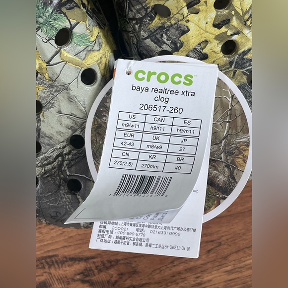Crocs Baya Realtree Xtro Clog (size mens 6 & 7) - Picture 11 of 12